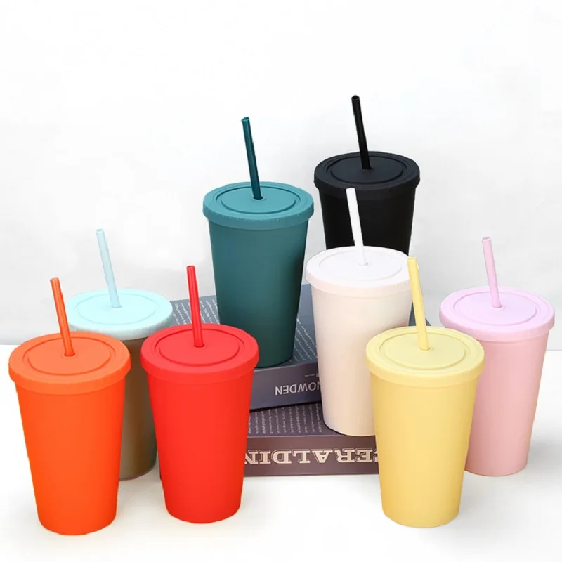 Pastel Color Mix - Pack of 12, 16 oz Acrylic Tumblers with Straws and –  Earth Drinkware