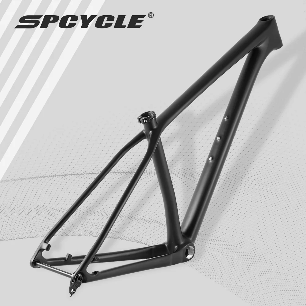 Bicycle Frame Spcycle T1000 Carbon 29 Hardtail Mountain Bike Frame EPS Technology BSA 12x148mm Boost 29er