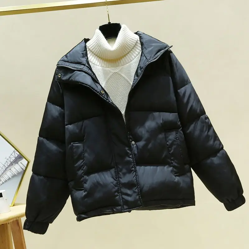 

Cotton Jacket for Women In Winter New Korean Version Loose and Trendy Thickened Outerwear Casual Women's Short Cotton Jacket