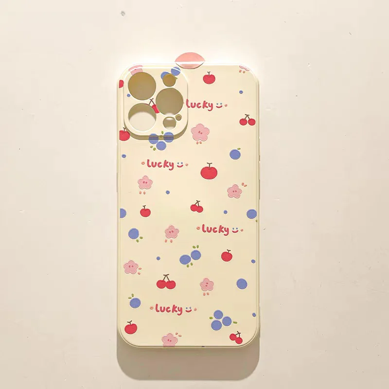 Fresh Small Floral Shockproof Soft Flower Phone Case Cover