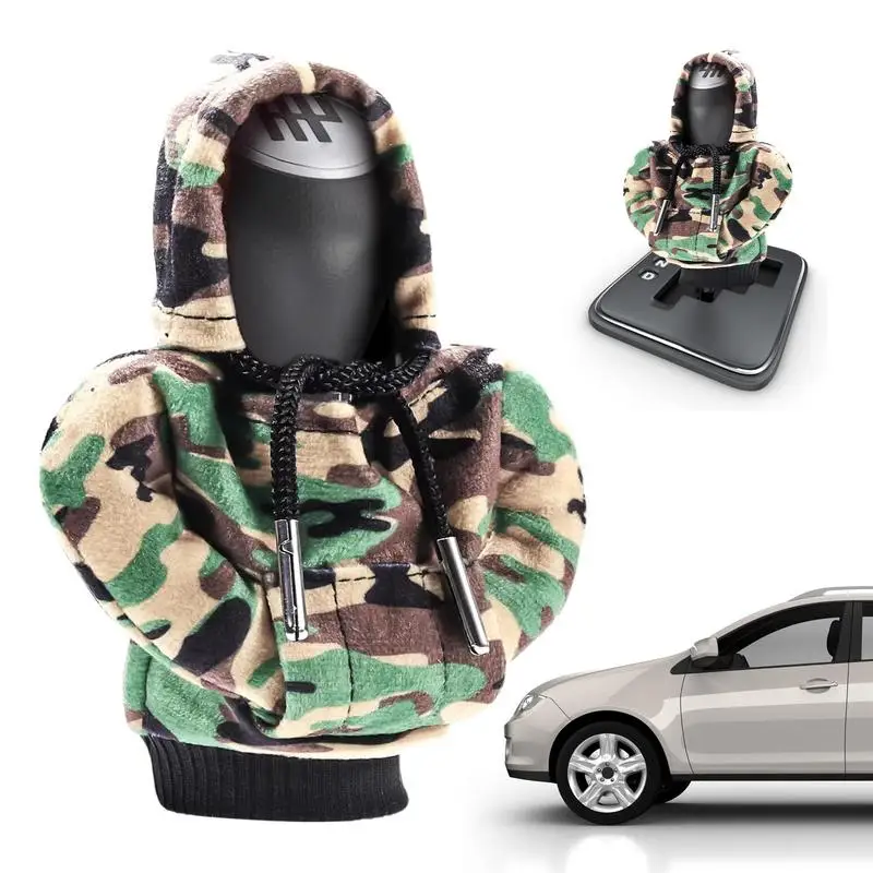 Hoodie Car Gear Shift Lever Cover Change Lever Sweatshirt Gearshift Cover Hoodie Gear Knob Sweater Car Interior  Decorations 6
