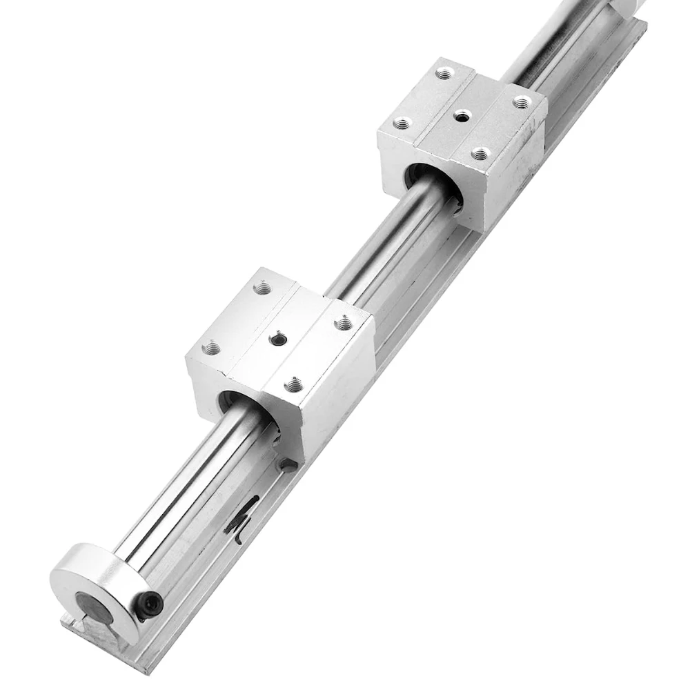 4pcs SBR12 SBR16 Linear Rail Stop Collars Aluminum Alloy Shaft Limit Fixing Rings CNC Parts Tool Linear Rail Shaft Stop Collars