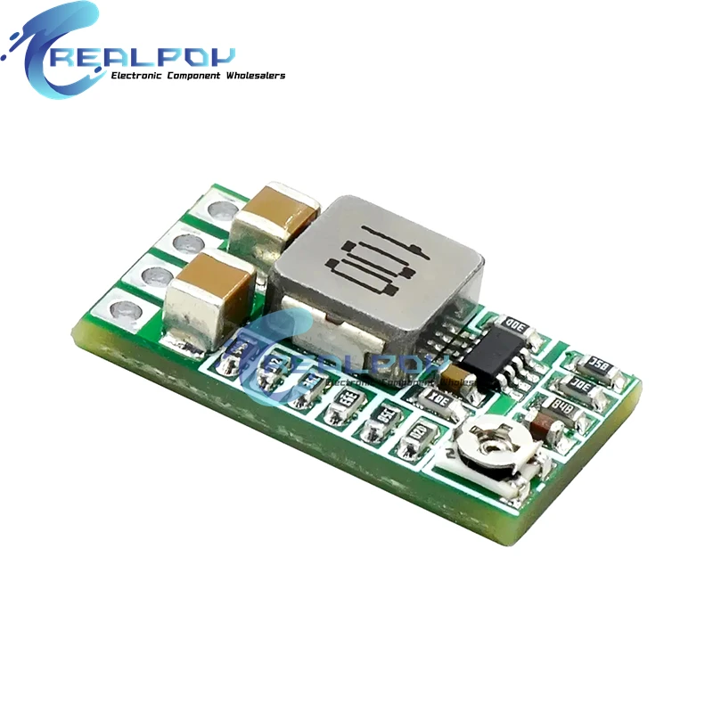 Mini DC 12-24V a 5V 3A Step Down modulo di alimentazione convertitore Buck di tensione regolabile 97.5% 1.8V 2.5V 3.3V 5V 9V 12V