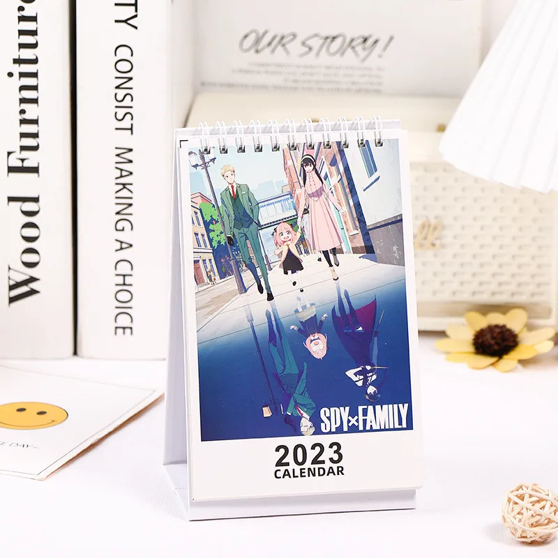 2023-2024 Desk Calendar Anime Peripheral Furnishing Articles Genshin Impact  Aotu World SPY×FAMILY Calendars