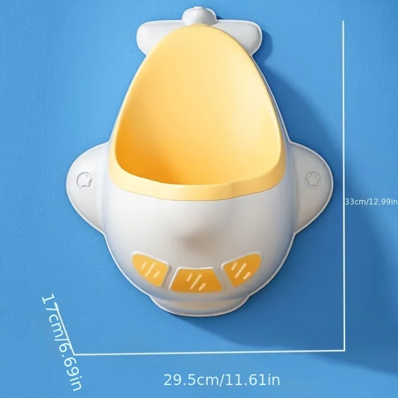Airplane Pee Training Potty Training Urinal Funny Windmill Aiming Design Detachable Kids Standing Wall-Mounted Toilet for Boys 3