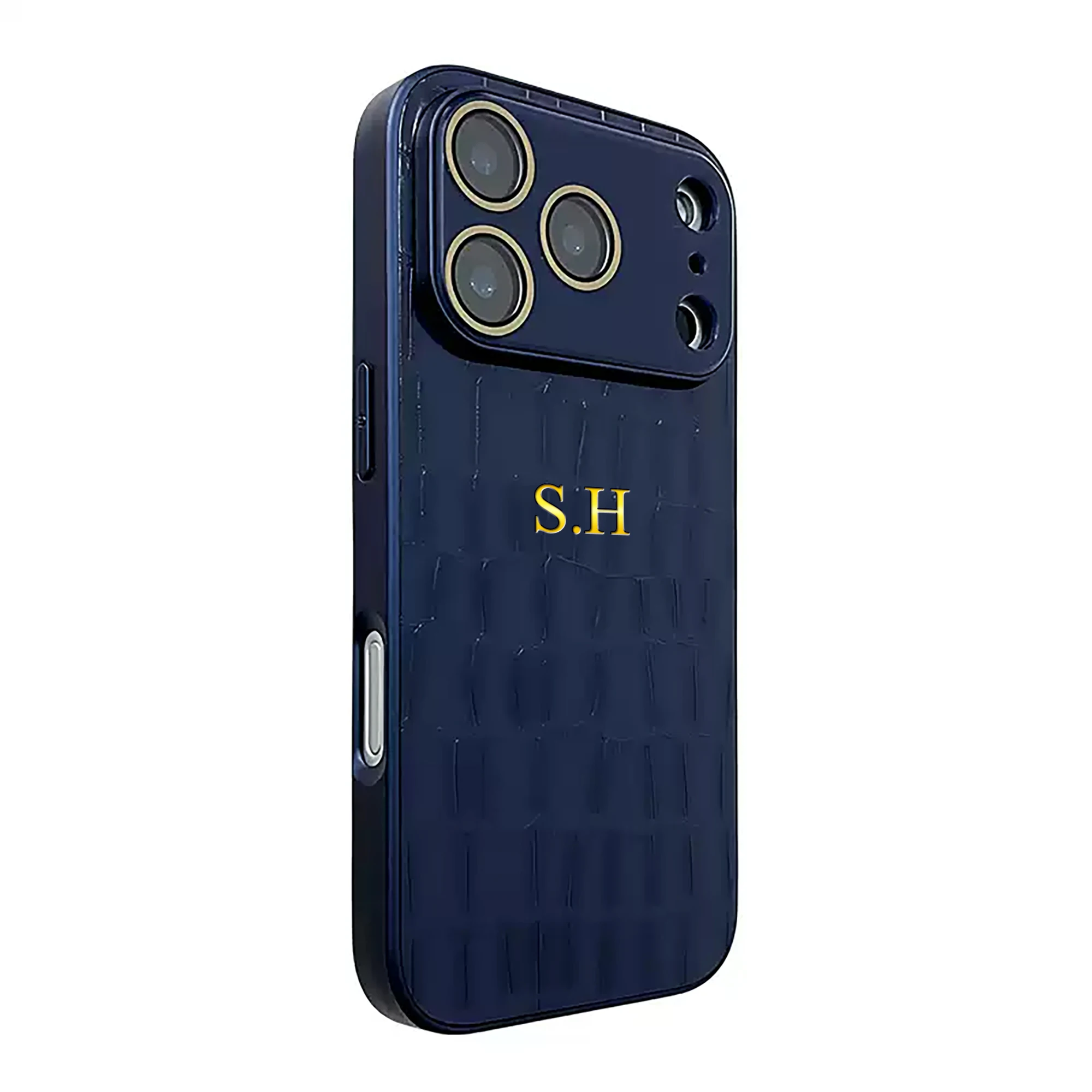 Personalized Custom Name Crocodile Pattern Faux Leather Case For iPhone