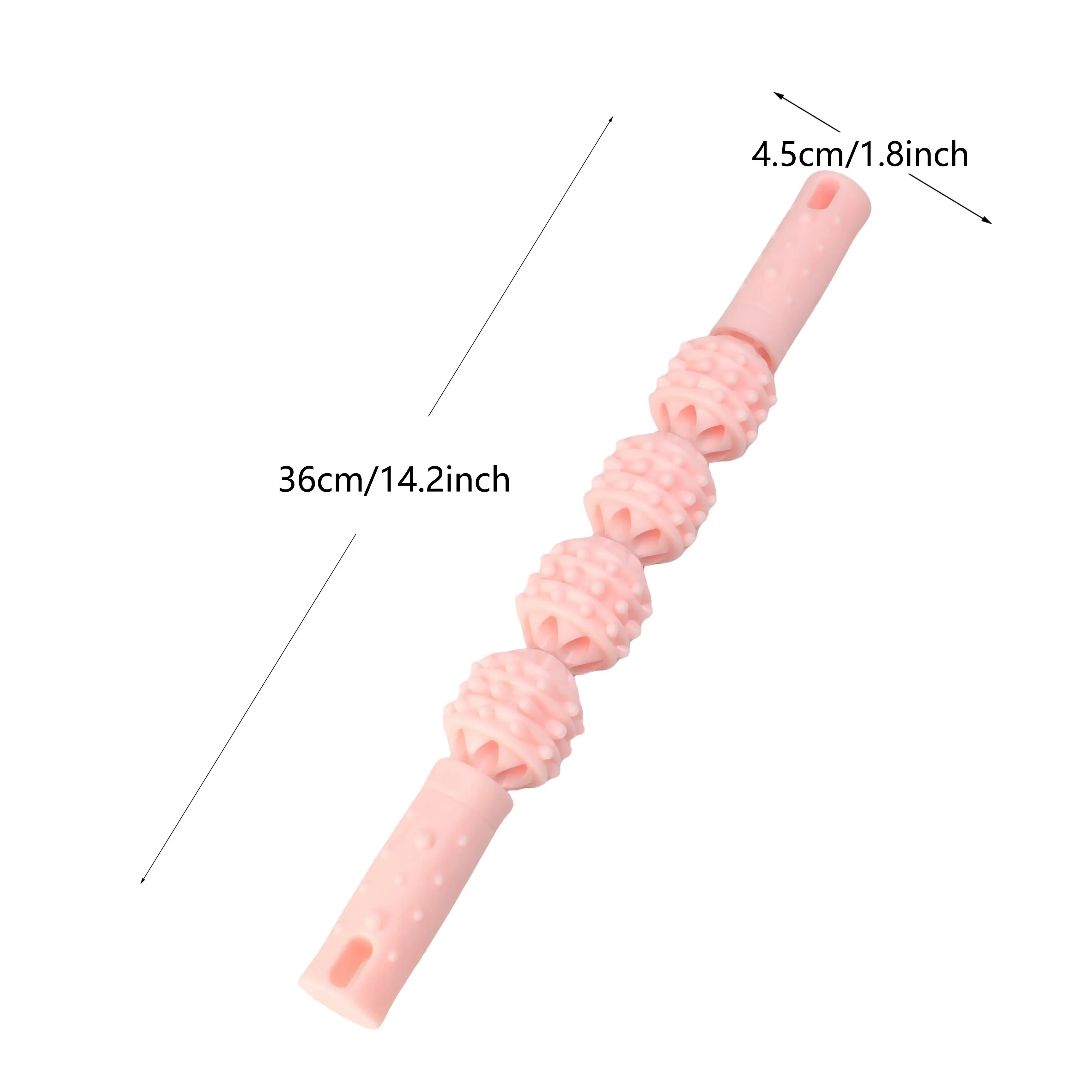 Slimming Leg Massage Stick Slimming Leg Wolf Tooth Stick Roller Fitness Fascia Muscle Relaxation Yoga Stretcher
