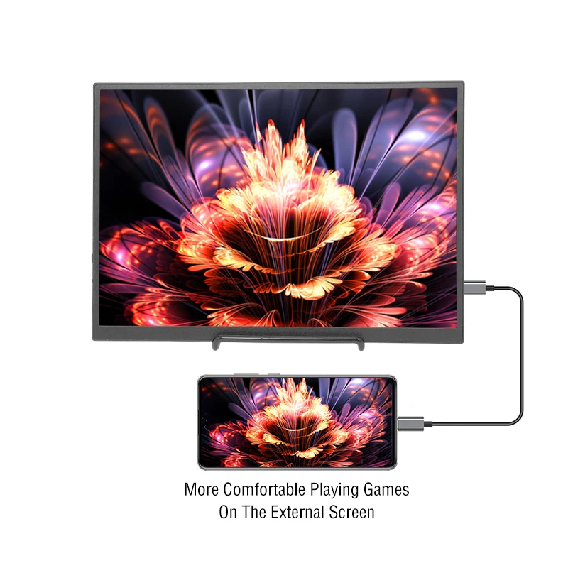 Anmite 10.5-Inch Portable Monitor 1280P HDR 15:10 Low Blue Light For XBox PS4 / 5 Switch Cell Phone PC Loptop Extension 5