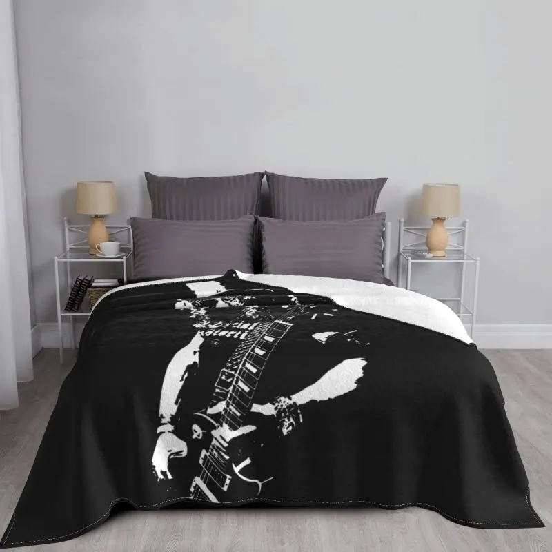 Slash Guitarist Guitar 1970S 1980S Guns Roses Blanket Luxury New Style High-Grade Cover Blanket Home Decotation