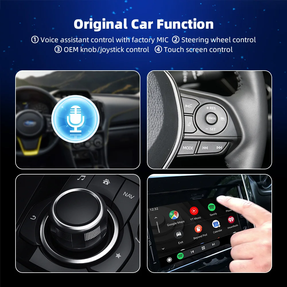 Wireless Car Adapter Android Auto  Adaptador Android Auto Inalámbrico -  A2a Wireless - Aliexpress