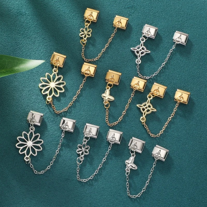 Vintage Charm Link Fit Bracelet Women Men DIY Making Gift