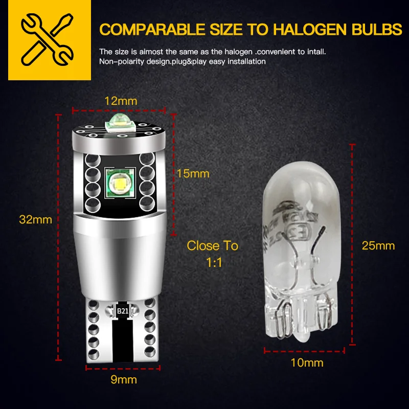 2x ޸  C Ŭ W203 W204 C63 C200 C180 LED Ŭ    W5W T10 Canbus   
