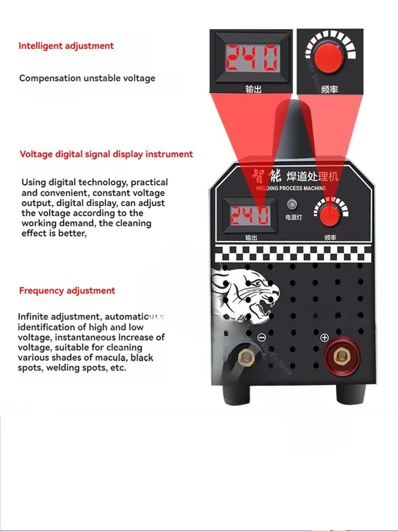 1000W Spot Weld Cleaning Machine Stainless Steel Weld Path Bead Processor Argon Arc Welding Electrolytic Polishing Equipment 3