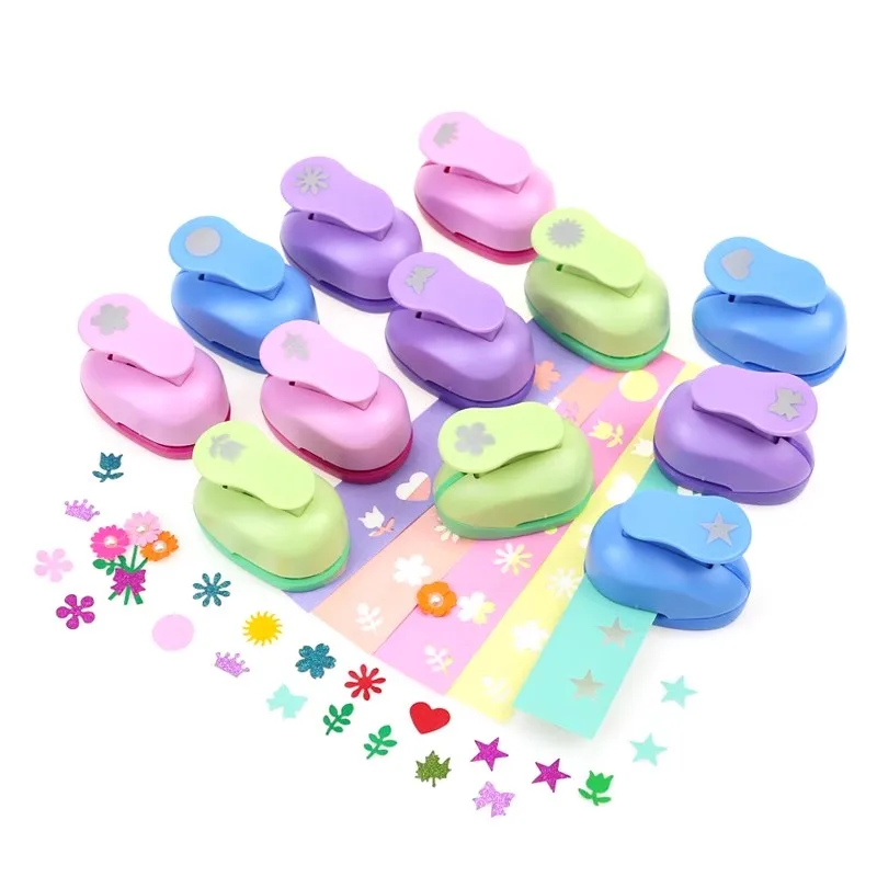 Paper Punch 5/8'' 1.5cm Flower Furador diy Paper Cut Eva Foam Maker Puncher Scrapbooking Labor Saving Kid Hole Punch
