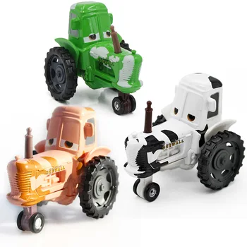 Disney Cars Tractor Vehicle Green Alloy Diecast Car Model, Pixar Movie Character Toy for Kids, Birthday Gift for Boys