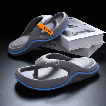 New Man Women Slippers Flip Flops Indoor Outdoor Beach Sandals Super Soft Bottom Slides Non-slip Thick Soled Women Slippers 1