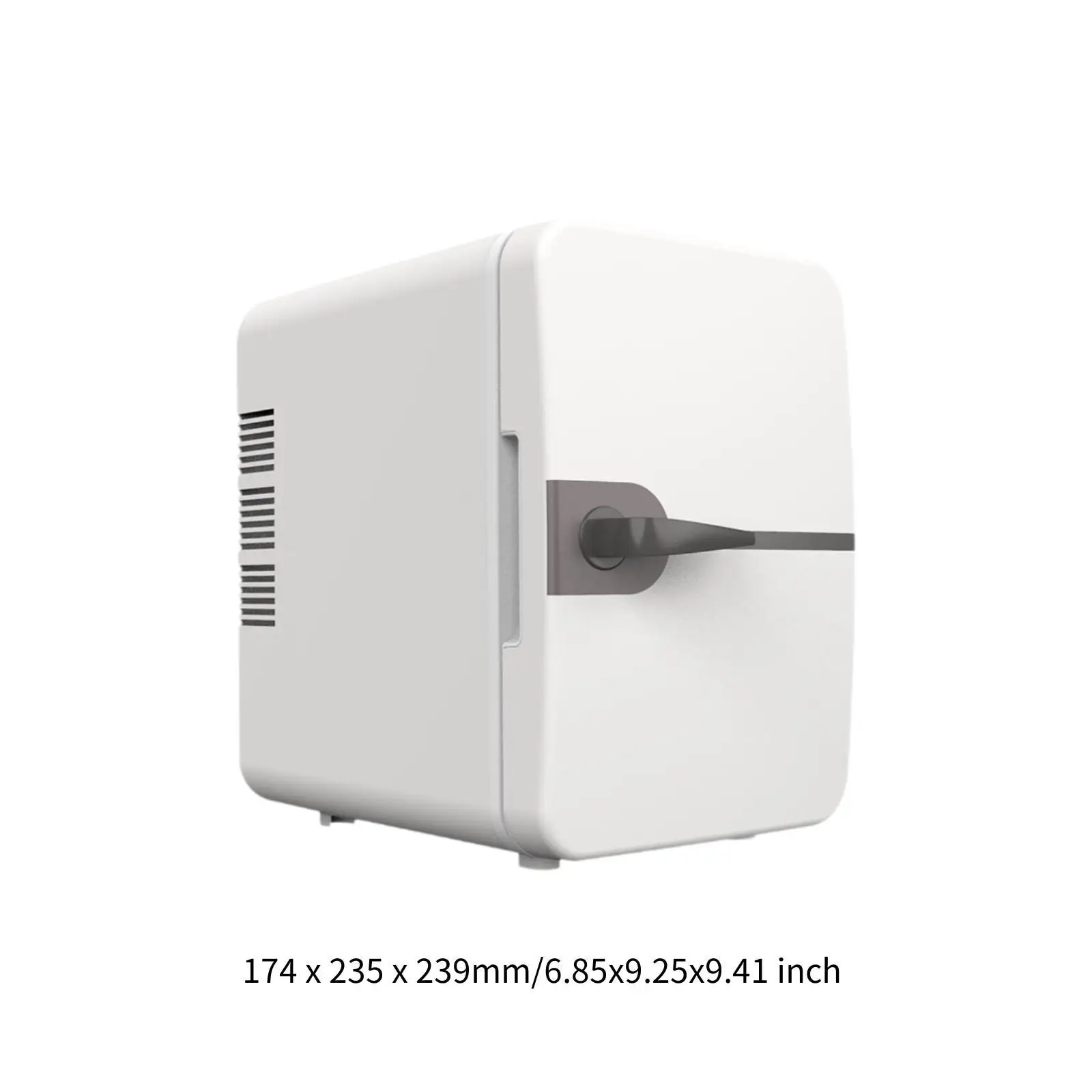 Mini Fridge for Bedroom 6L/8 Cans Small Refrigerator Portable Thermoelectric Cooling and Warmer for Cabin Car Bedroom Room Dorm