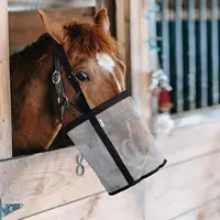 Heavy Duty Mesh Feed Bag for Horses and Mules Mesh Feeder for Horses Mesh Horse Feed Bag Durable Canvas Grain Feedbag 1
