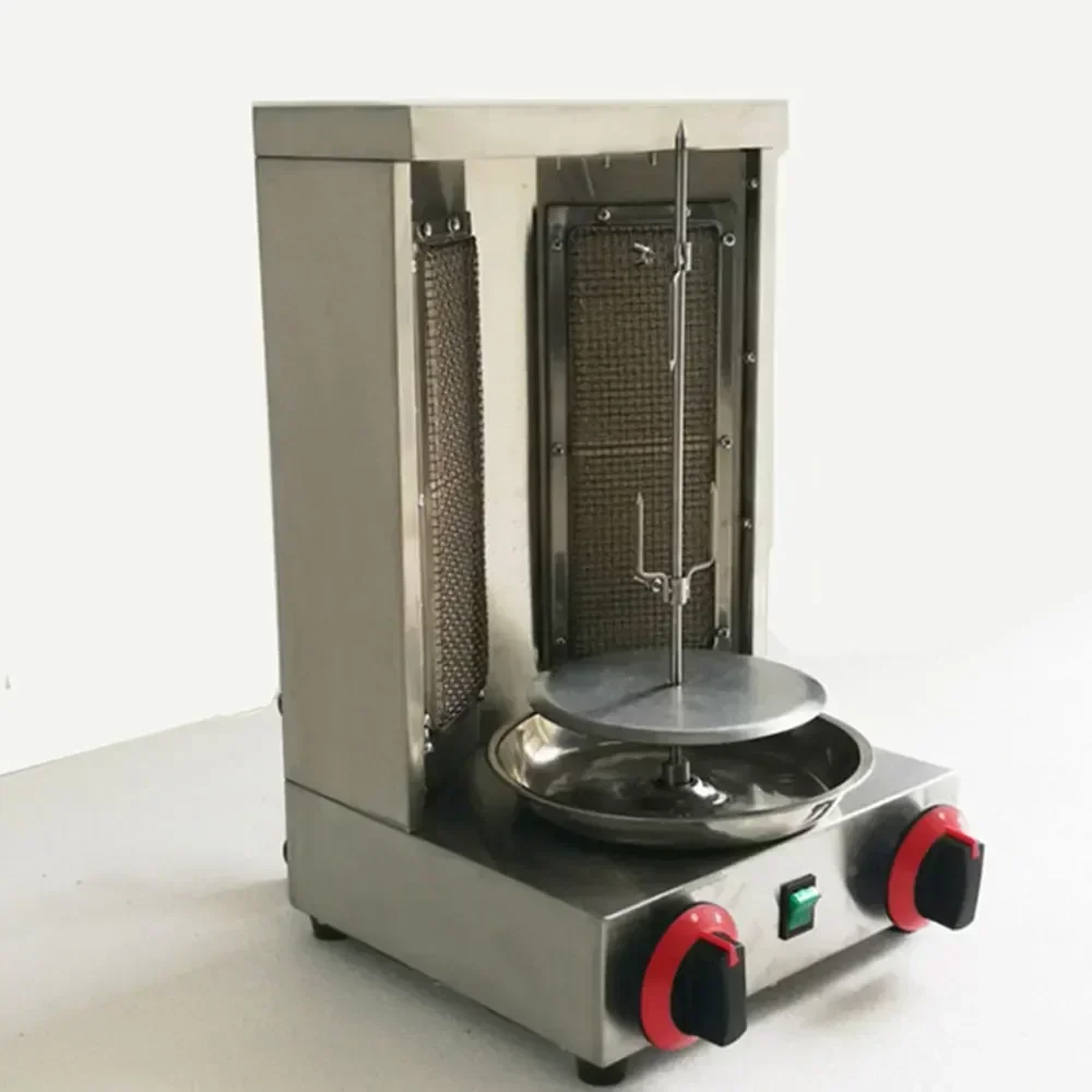 Commercial Gas Barbecue Grill Skewers Automatic Meat Rotating Machine Chicken Barbecue Machine Turkish. 5