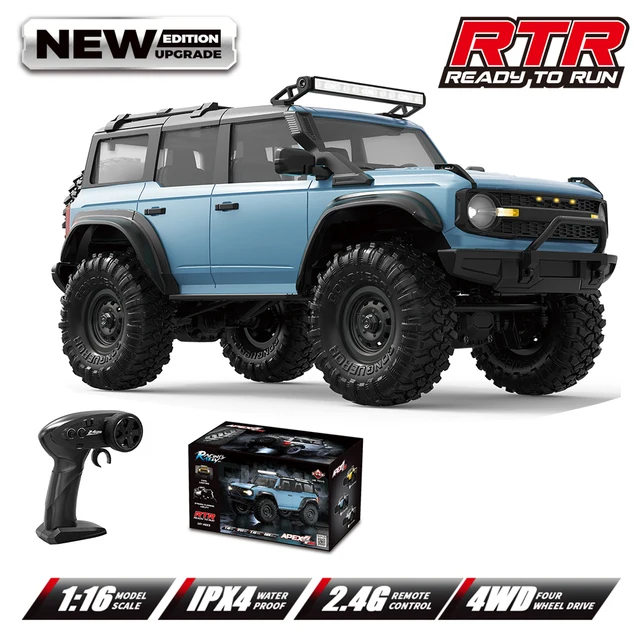 1:16 Scale Ford Bronco RC Rock Crawler Monster Truck 4WD High