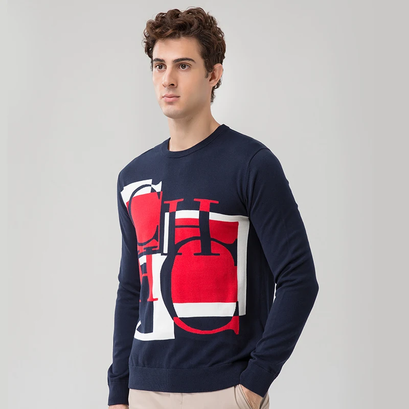 

Men's Hoodie Cotton 100% Men'S Top Texture Soft and Comfortable Printing Autumn Winter Thin No Fluff Adult Sweater