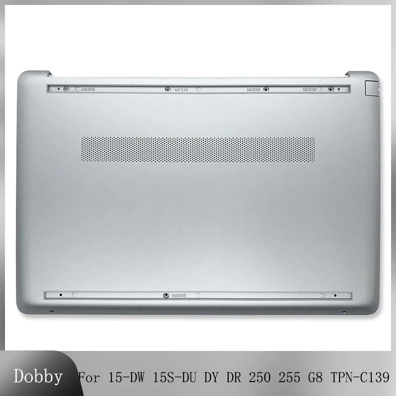 Estojo Base Inferior para Laptop Tampa Traseira Habitação Inferior Prateada hp 15-dw 15s-du dy dr 250 255 g8 Tpn-c139 L52007001 Novo