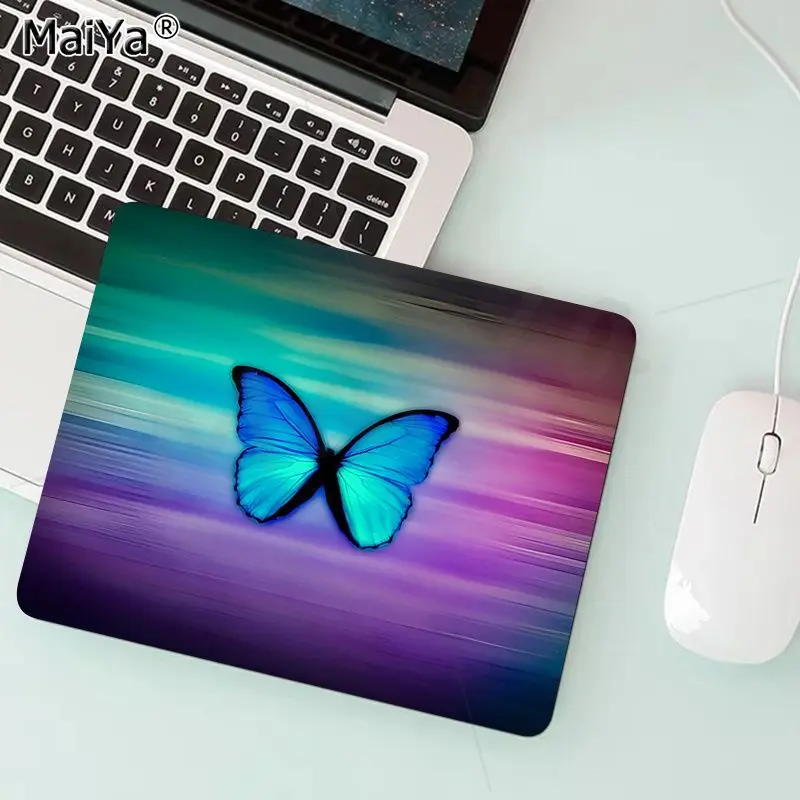 Gaming Mousepad Mouse Pad Beautiful Butterfly Skin Cartoon Anime Gaming Mouse Pad Keyboard Mouse Mats Smooth Company For Teen Girls Bedroom