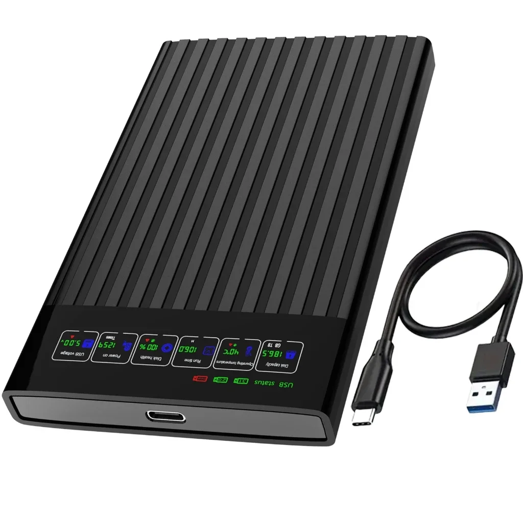 2.5-Inch SATA to USB 3.1 Portable HDD/SSD Enclosure - High-Speed 6Gbps Storage Solution
