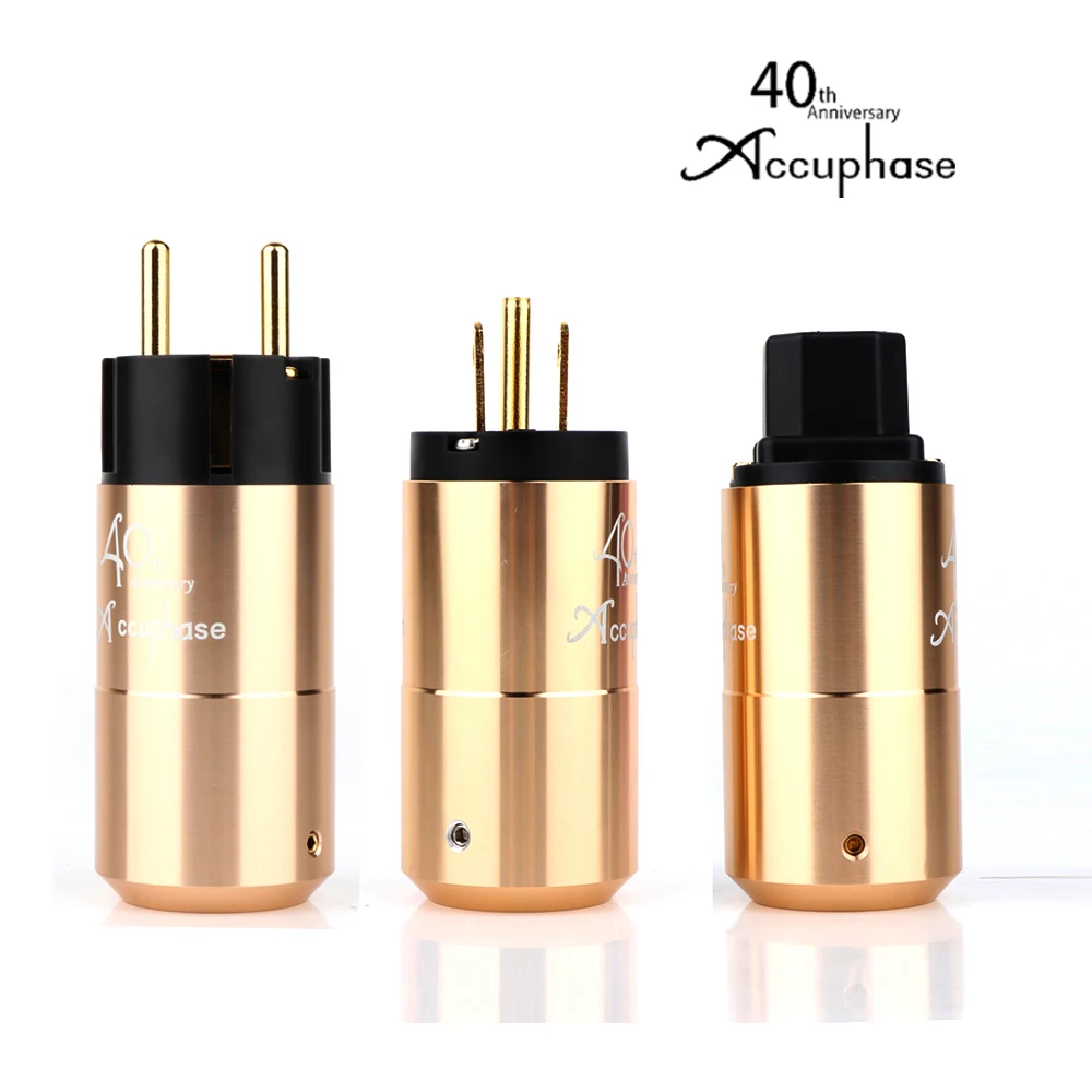 Accuphase 40th US/AU/EU Schuko штепсельная вилка IEC US AC штепсельная вилка HiFi аудио разъем ранг штепсельная Вилка адаптера IEC Female