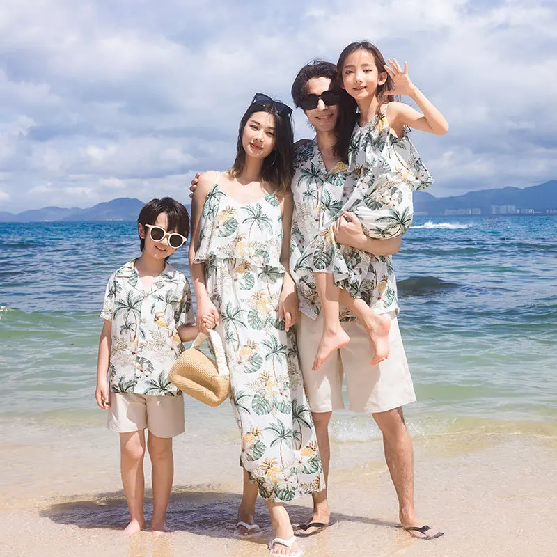 Couple Matching Family Beach Outfits Beach Family Matching Outfits