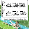 Inflatable Water Slide for Backyard Outdoor Kids Summer Toys Games Sprinkle Water Sliders Children Summer Water Toys Lawn Toys 3