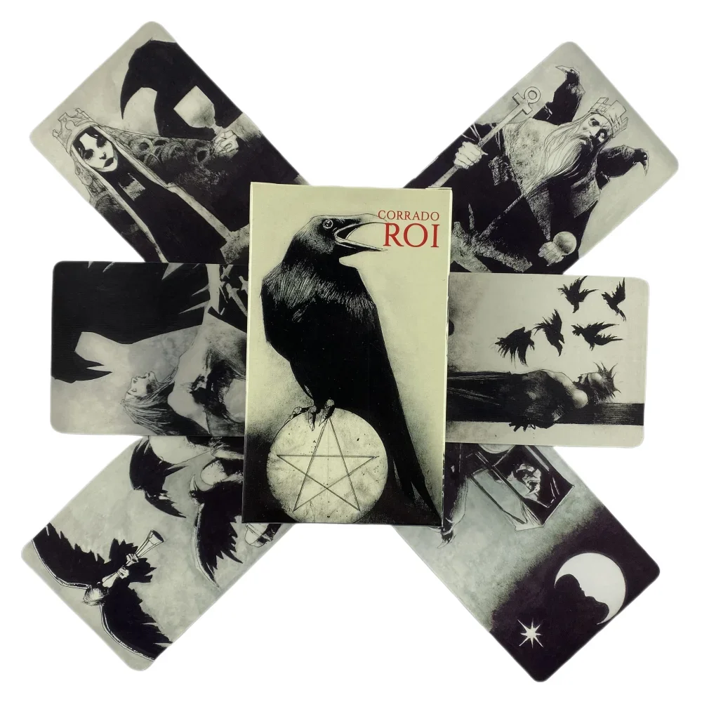 Murder Of Crows Tarot Cards A 78 Deck Oracle English Visions Divination Edition Borad Playing Games 3