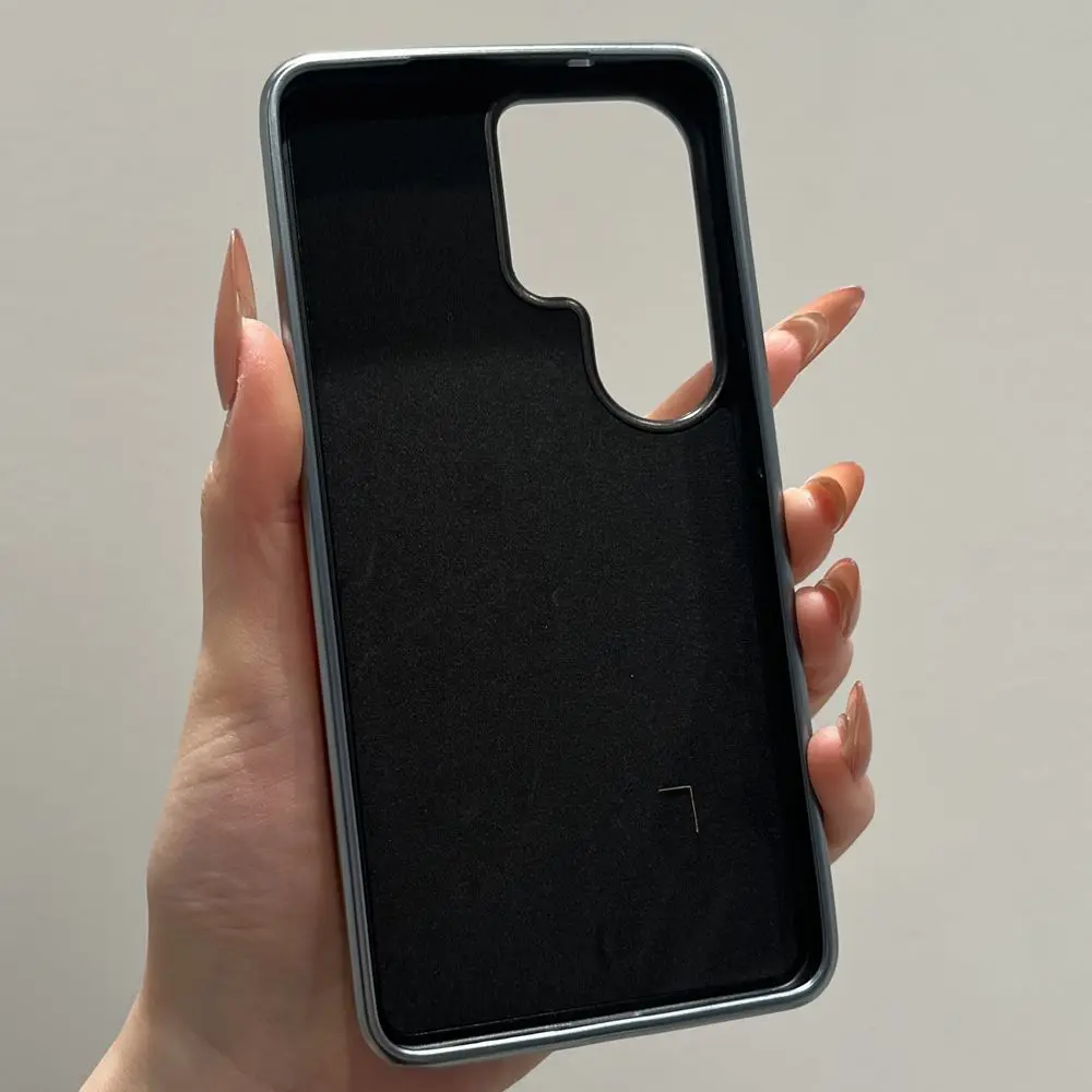 Ultra Plating Leather Foldable Metal Stand Shockproof Phone Case