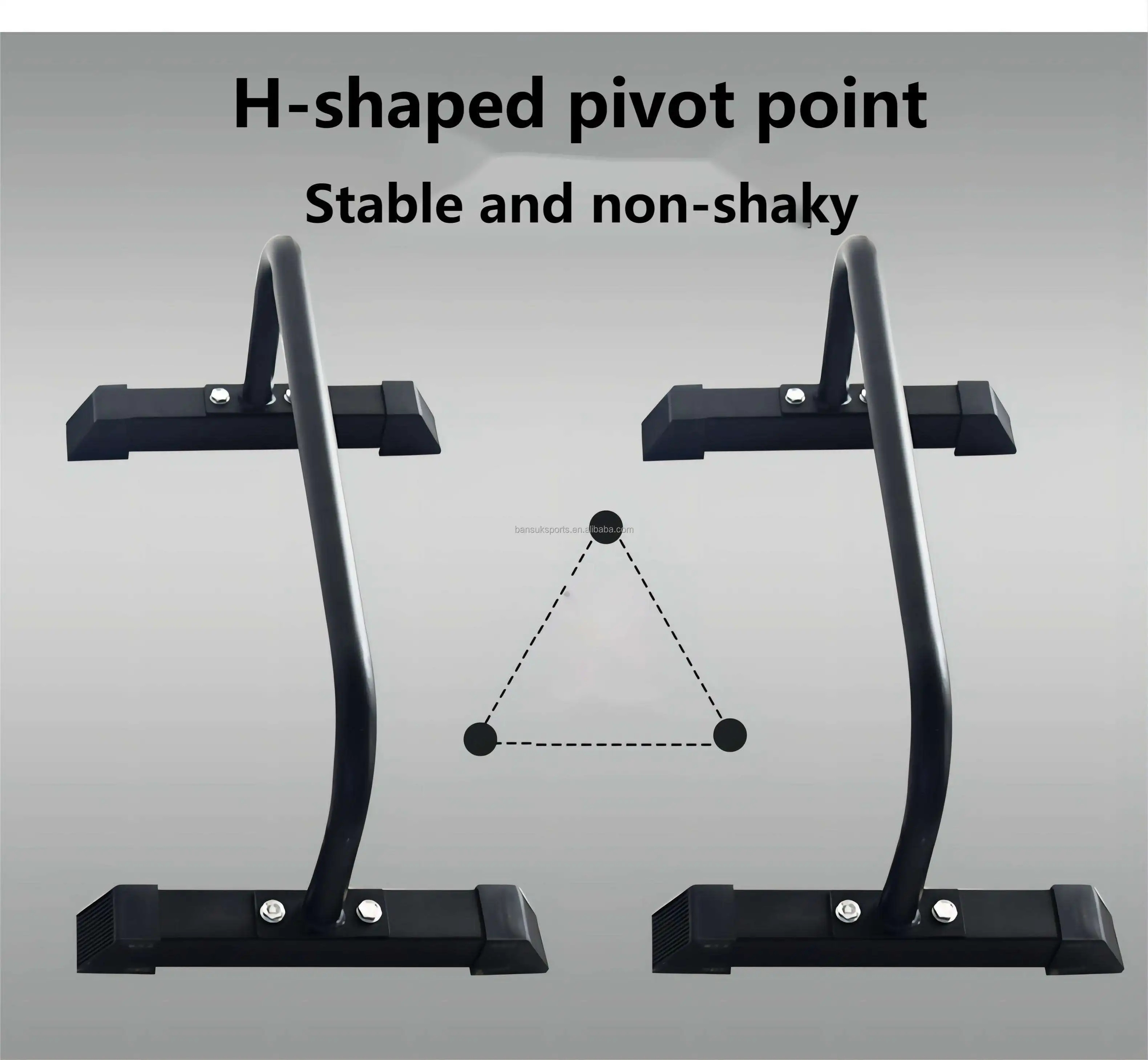 Home Gym Steel Push-Up Bar Stand with Iron Dips Parallel Bars Fitness Equipment for Arm Workout & Strength Training Home Use