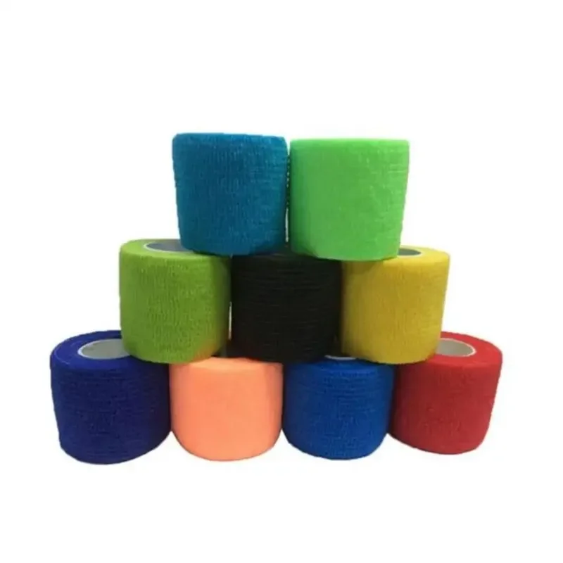 1Roll 5cmx4.5m Children Elastic Bandage Self-adhesive Breathable Elastic Strips Bandage for Fixing Fingers, Wrists, and Legs