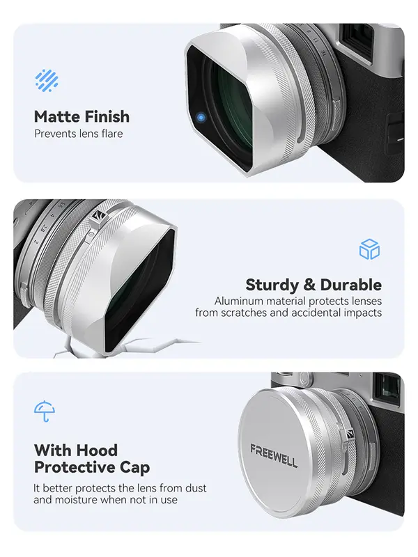Freewell New Style CPL/GMIST Filter With Lens Hood Compatible With Fujifilm X100VI X100V X100S X100T X100F Fuji Series Cameras - Image 5
