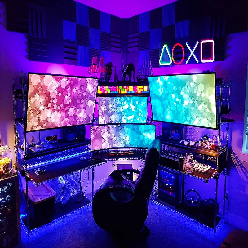 Led Neon Light Game Icon Sign Lamp USB Charging Wall Hanging Atmosphere Night Light For PS4 Game Room Decor Neon Signs Gift