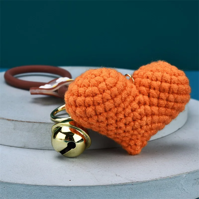 Fascino Pelliccia Amore Cuore Ciondolo Auto Borsa Portachiavi Regalo
