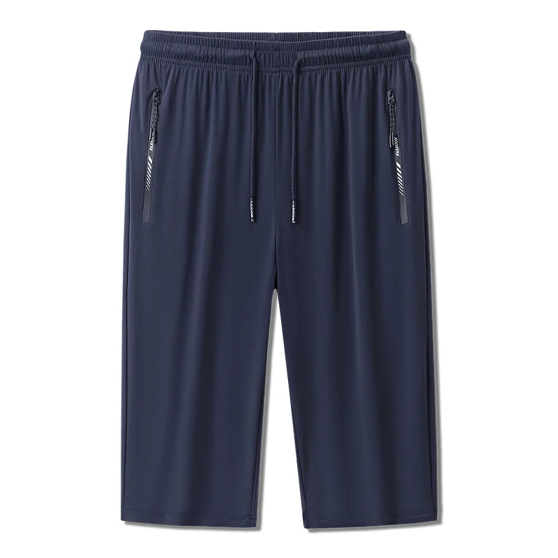 Oversized  8xl 9xl Men's Summer Breeches Masculino Beach Shorts Fitness Male Casual Breathable Quick-drying Joggers Black Shorts