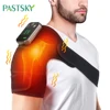 Shoulder Brace Belt Rechargeable Heating Vibration Shoulder Support Massager Knee Arthritis Pain Relief Thermal Physiotherapy
