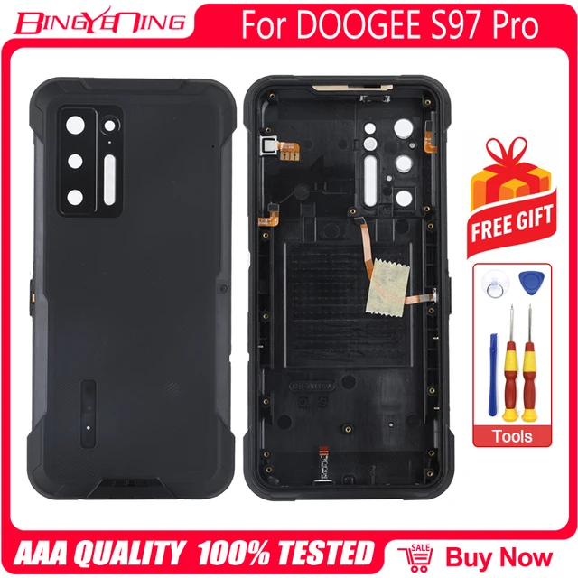 100% New Original For Doogee S97 Pro Battery Cover Back Cover With 