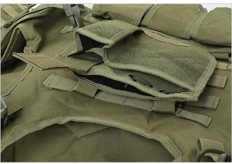 Outdoor Taktische Molle Weste Multifunktionale Kampf Ausrüstung Jagd Schutz Zubehör Werkzeuge Tasche Triple Tasche Set – Detail 21