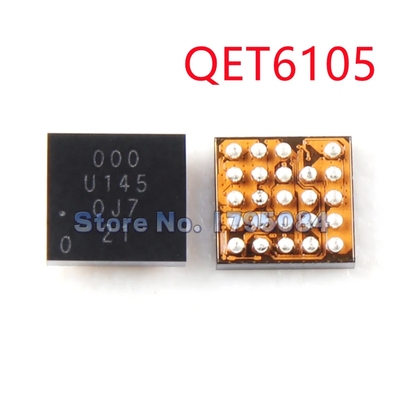 

5Pcs/Lot QET6105 Mark 000 RF Power Supply IC For Sansung A23 Honor X30/50/Pro Ect