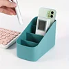 1 4-grid desktop storage device, small items, miscellaneous items, snacks, cosmetics storage basket, household toiletries, plast 3