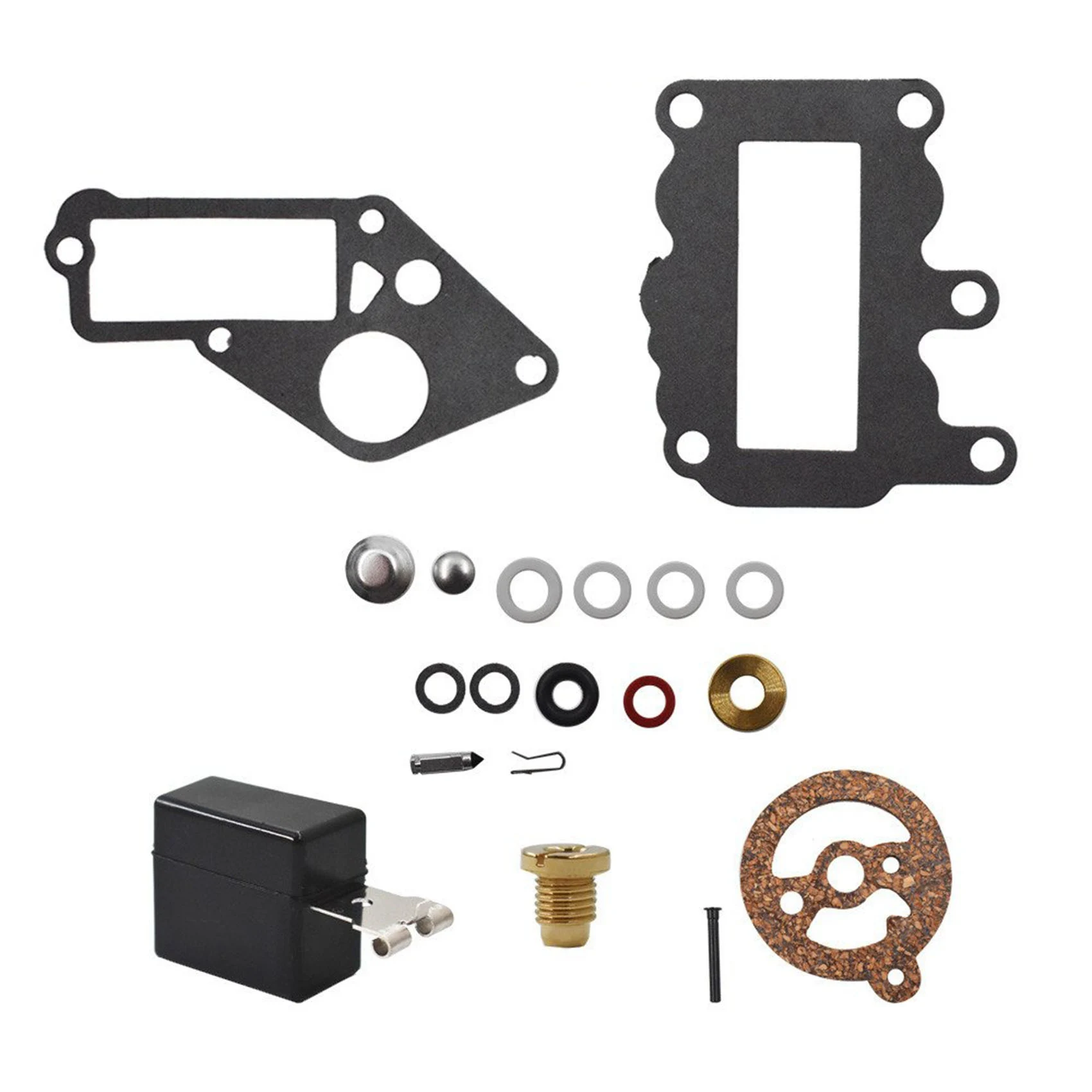 Suitable for Johnson Evinrude Outboard 9.5 Hp 382048 BRP/OMC with Float Carb Rebuild Kit |