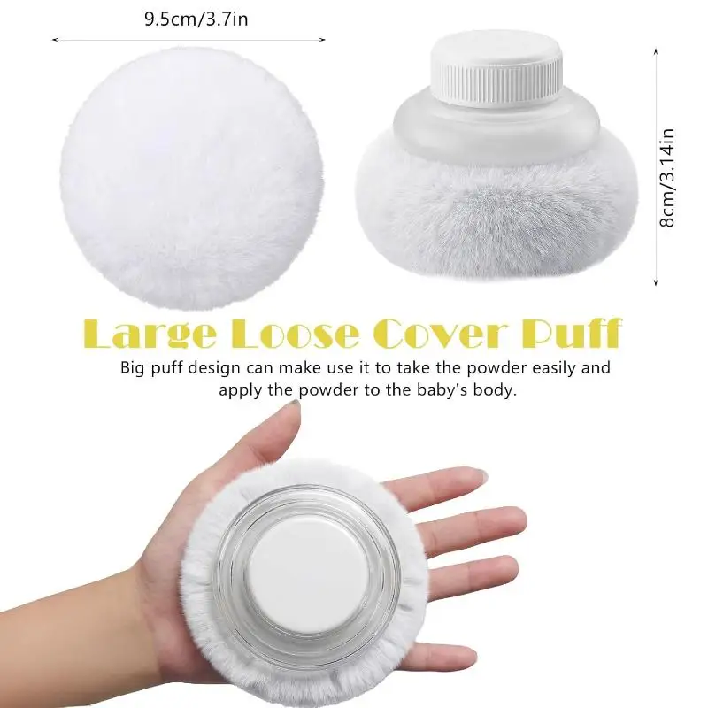 Spugnetta Morbida per Bambini con Custodia Impermeabile, Spugna Cosmetica Delicata sulla Pelle per la Cura del Viso e del Corpo dei Bambini