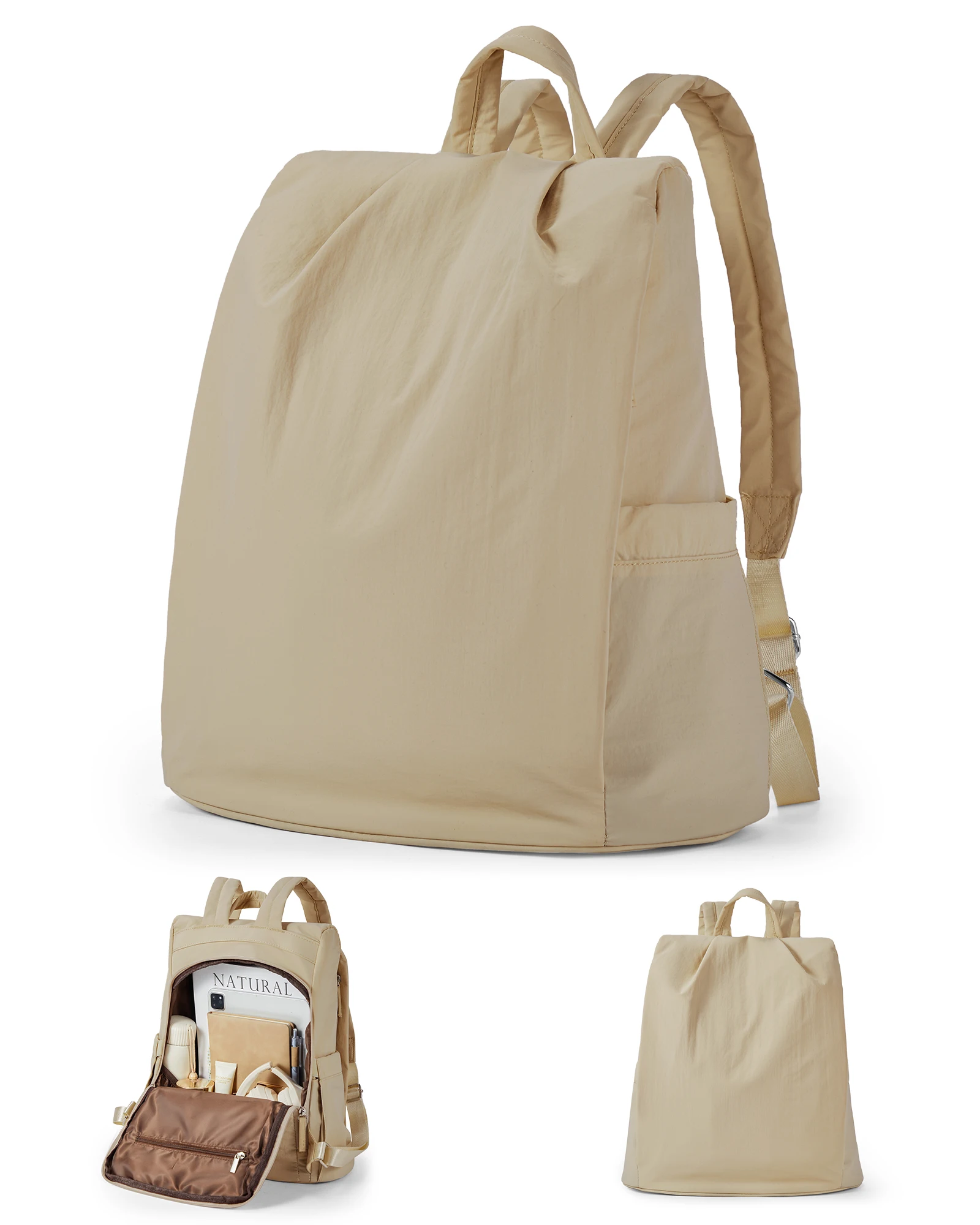 Women's Lightweight Anti-Theft Travel Backpack - Stylish and Modern Design