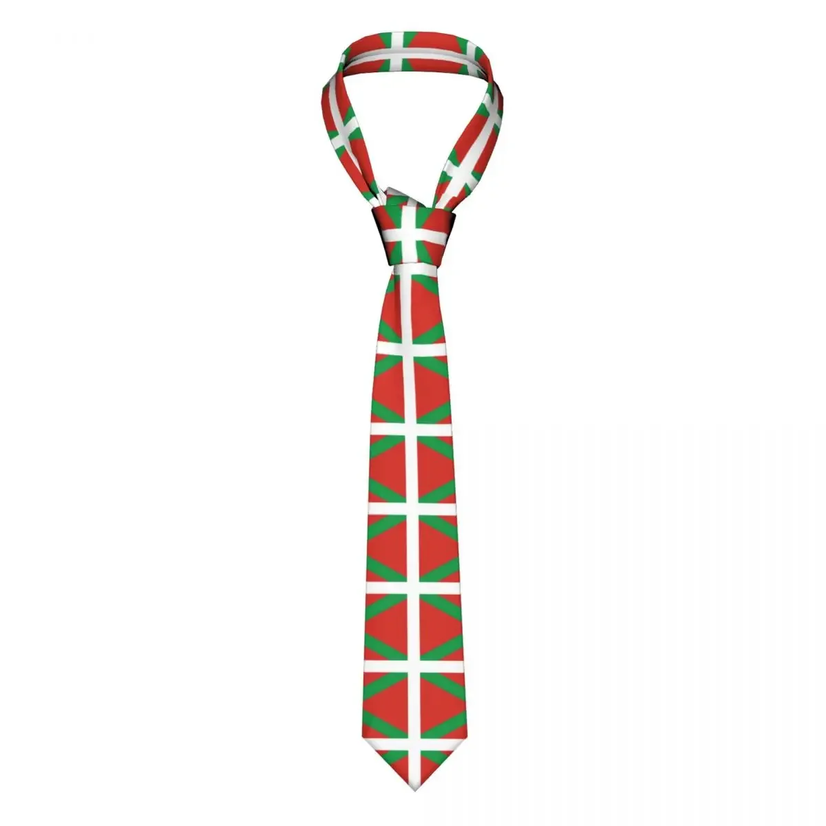 

Casual Arrowhead Skinny Flag Of The Basque Country Necktie Slim Tie For Men Man Accessories Simplicity For Party Formal Tie