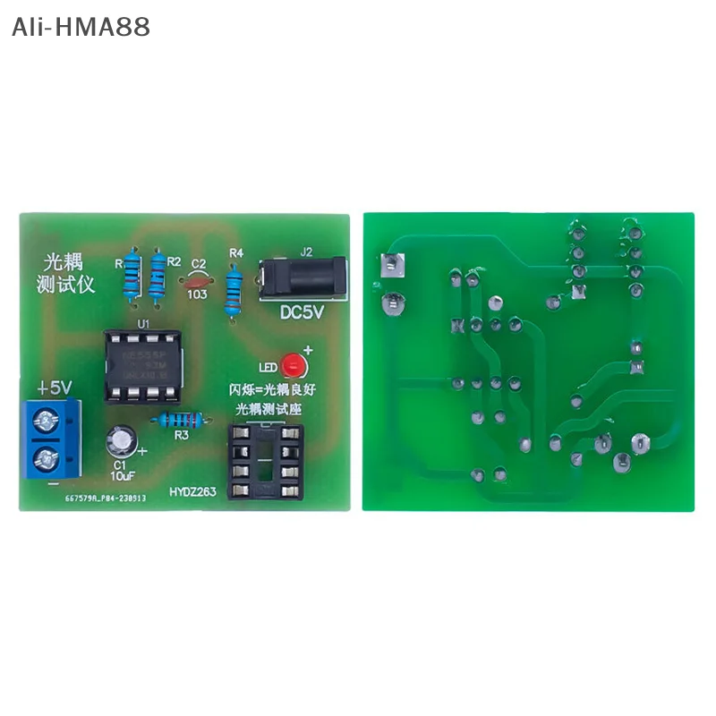 HMA88-Optocoupler Tester Kit Board Practice Welding DIY Electronic Product Spare Parts
