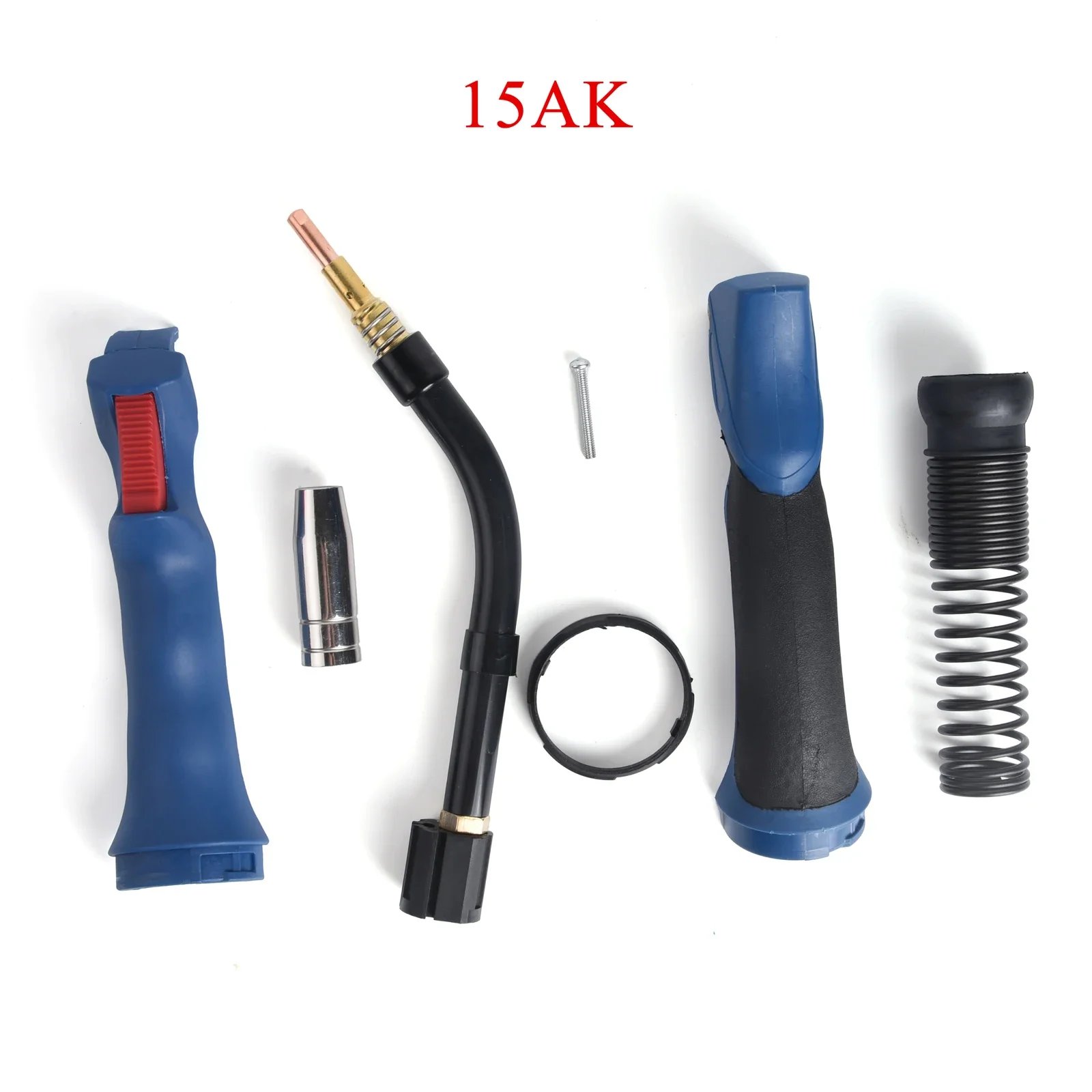 15AK 24KD 36KD Professional MIG MAG MB Welding Torch Air Cooled Contact Tip Swan Neck Holder Gas Nozzle European Type welding torch